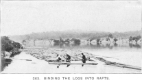 Binding the logs to the rafts