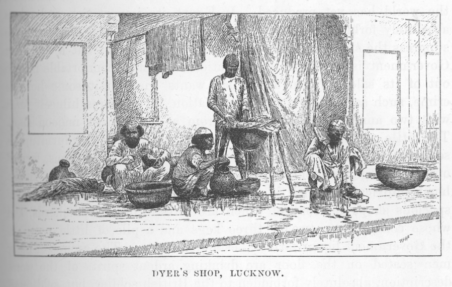 Dyer's  shop, Lucknow