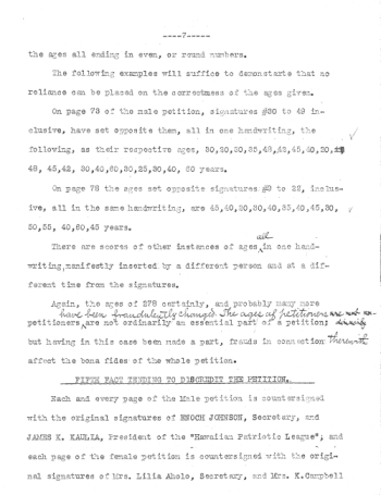 Image of petition page