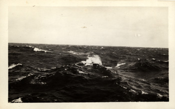 The rolling ocean ...