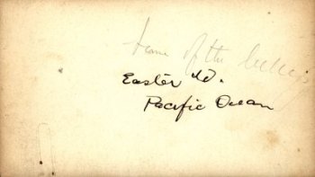 Back of photo: Some of the belles - Easter Id. - Pacific Ocean