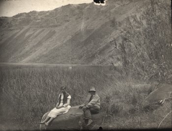 Photograph of two people