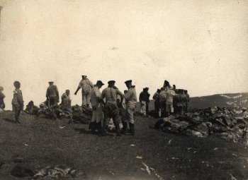 German sailors butchering at Easter Id Oct 1914