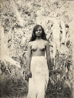 Kanaka Girl in Native Costume - Easter Island An Easter Id Belle