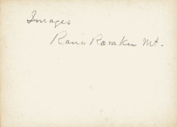 Back of photo: Images Rano Raraku Mt.